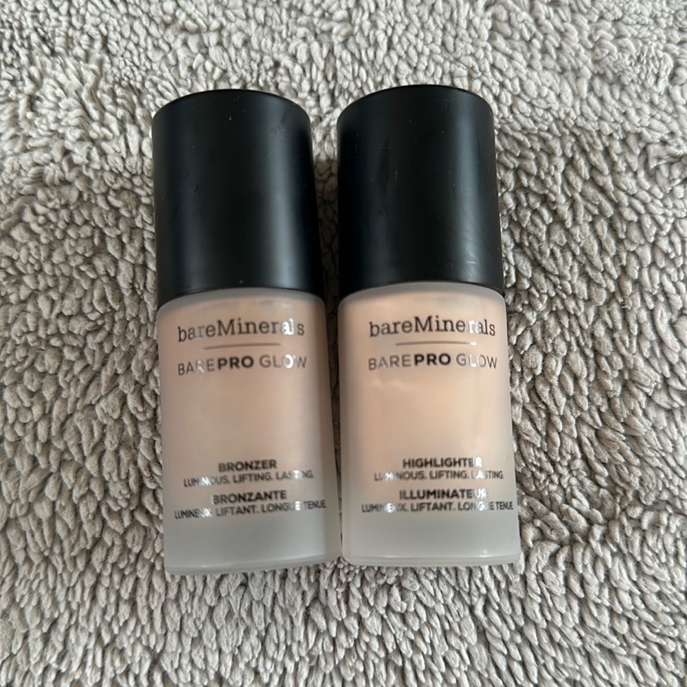 Bare Minerals BarePro Glow Bronzer and Highlighter